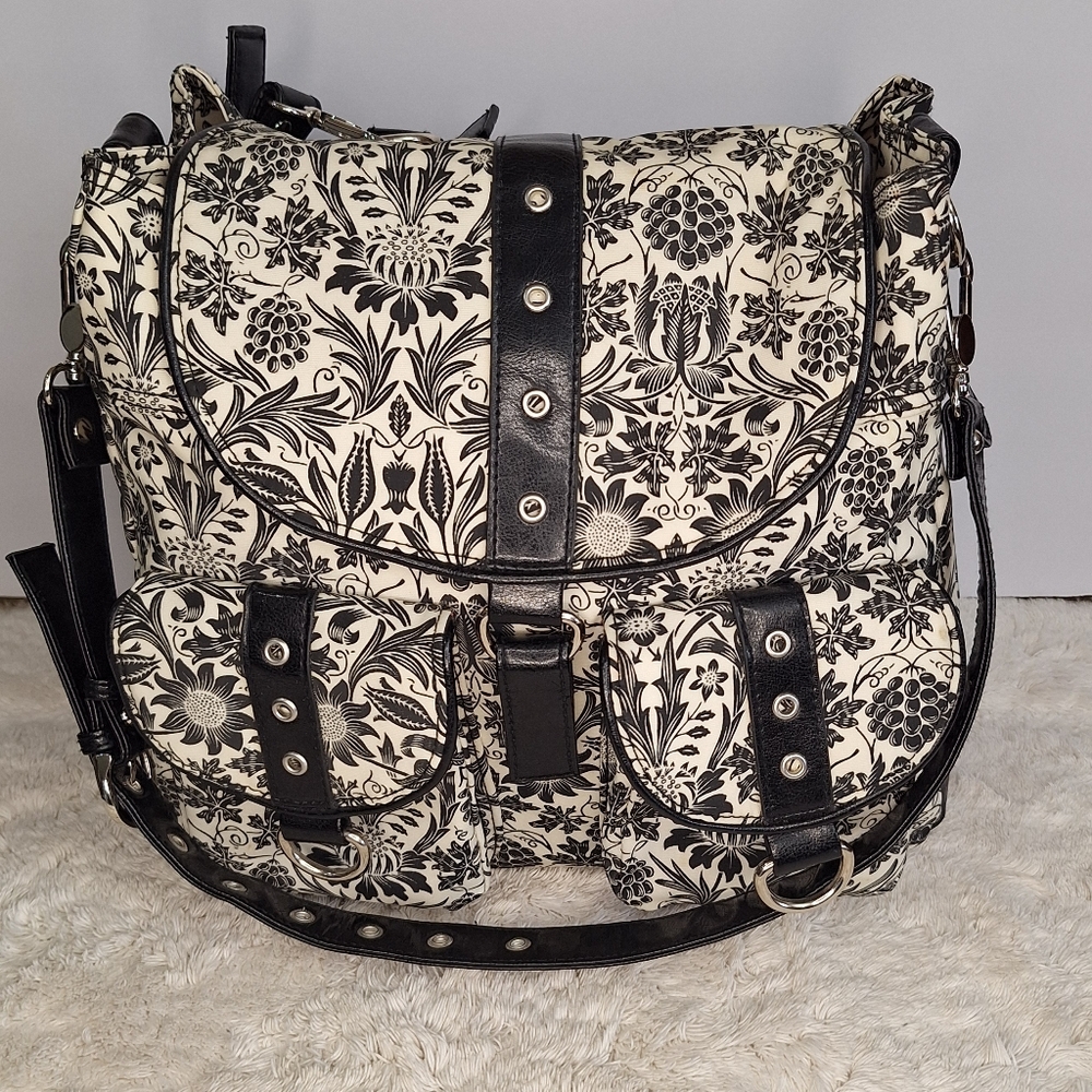 Gigi Hill Los Angeles  Black and White Backpacks
